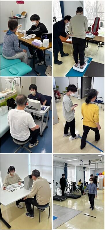 体力測定会の様子の画像